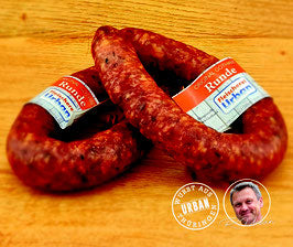 Gothaer Runde von Urban. Knackwurst  mit Kümmel