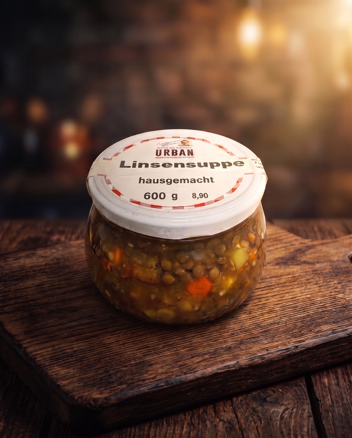 Linsensuppe, hausgemacht