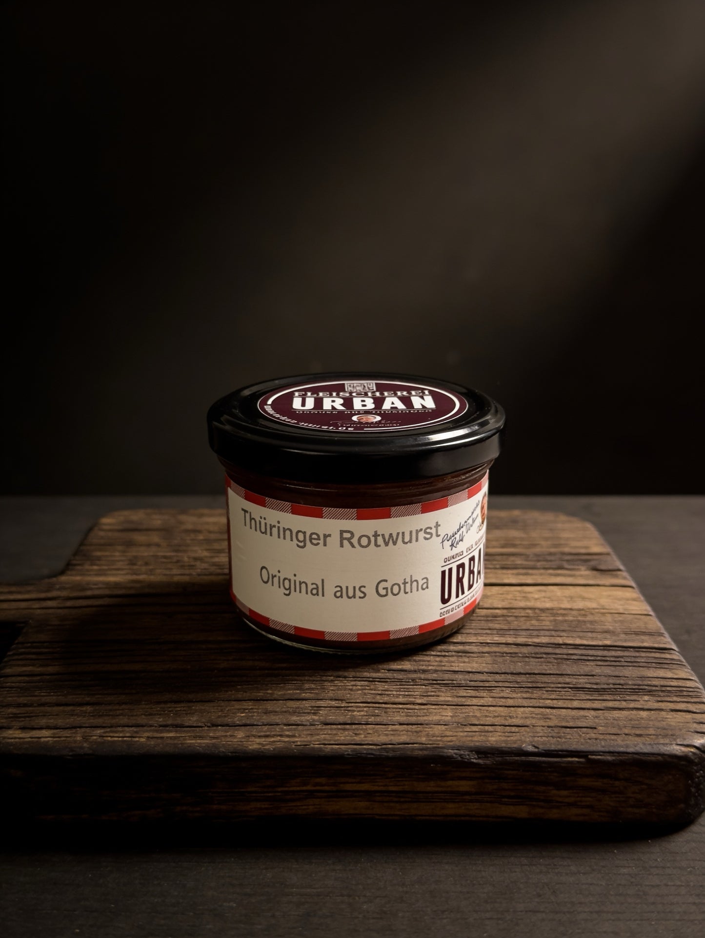 Original Thuringian Rotwurst in a Jar